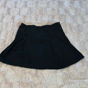 Black Tennis Women's Skirt